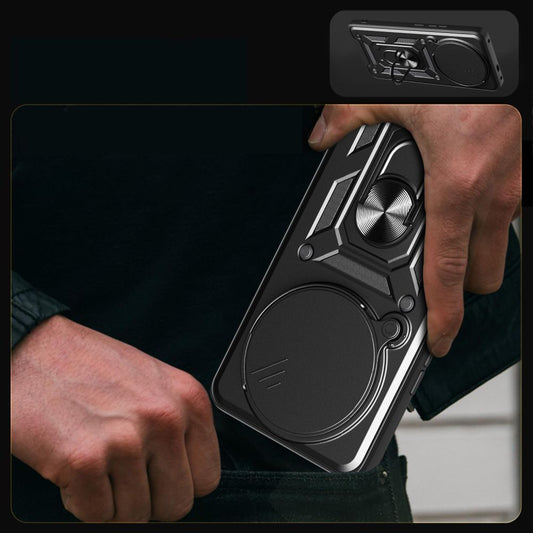 Case for Xiaomi Redmi Note 14 Pro 4G, Techsuit, CamShield, Black