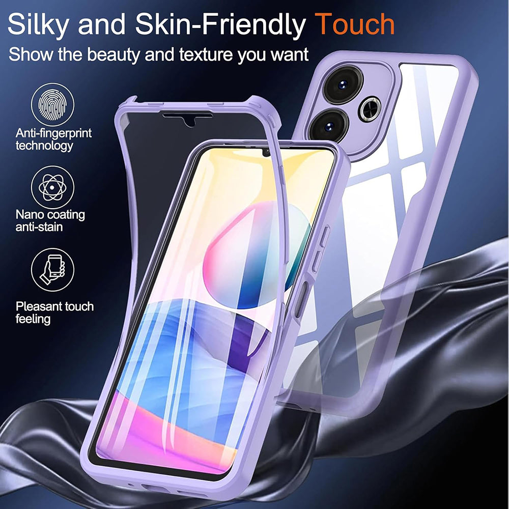 Case for Xiaomi Redmi Note 14 Pro+ 5G / Note 14 Pro 5G / Poco X7, Techsuit, ColorVerse 360, Purple
