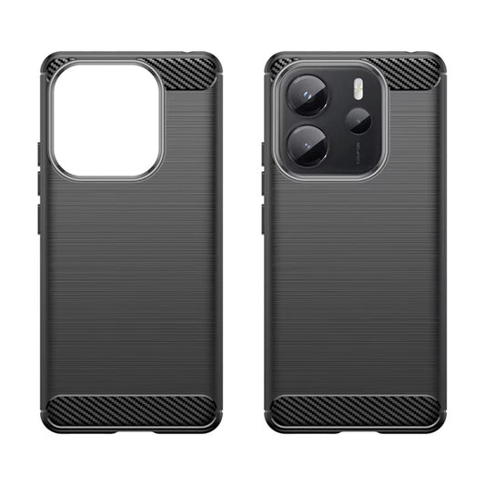 Case for Xiaomi Redmi Note 14S, Techsuit, Carbon, Black