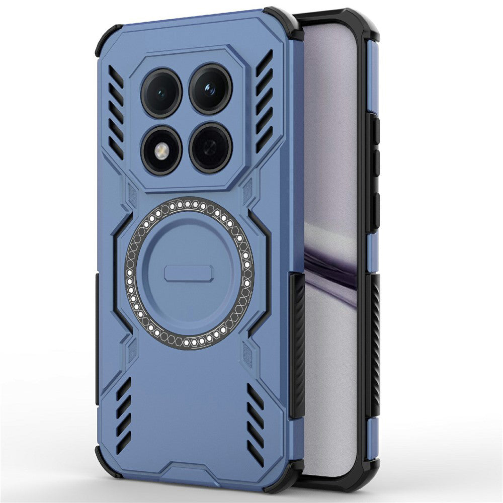 MagSafe Case for Xiaomi Redmi Note 15 Pro 4G, Techsuit, ArmorMag, Blue