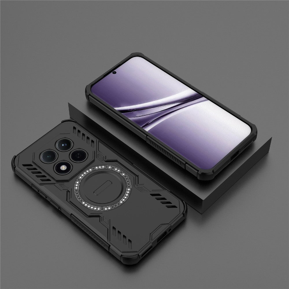 MagSafe Case for Xiaomi Redmi Note 15 Pro 4G, Techsuit, ArmorMag, Black