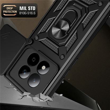 Case for Xiaomi Redmi Note 15 Pro 5G, Techsuit, CamShield, Rose Gold