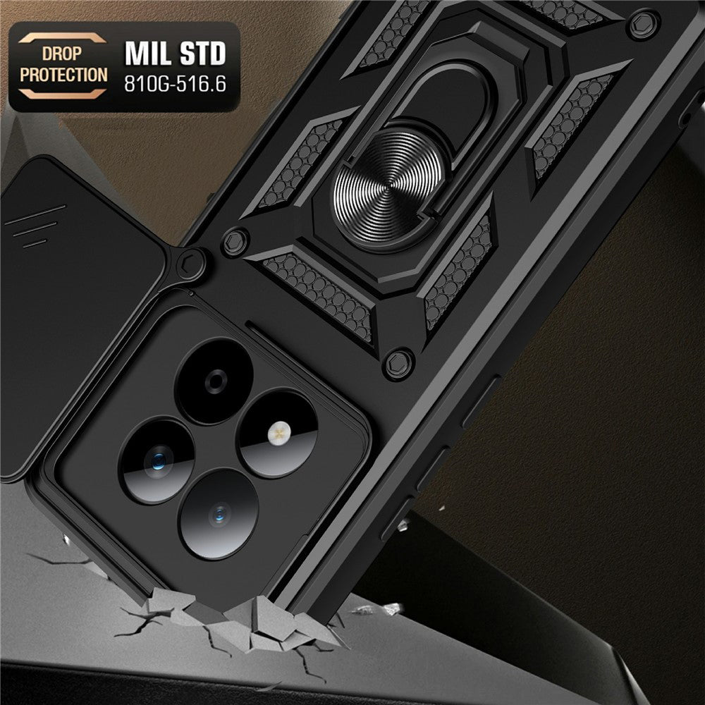 Case for Xiaomi Redmi Note 15 Pro 5G, Techsuit, CamShield, Green