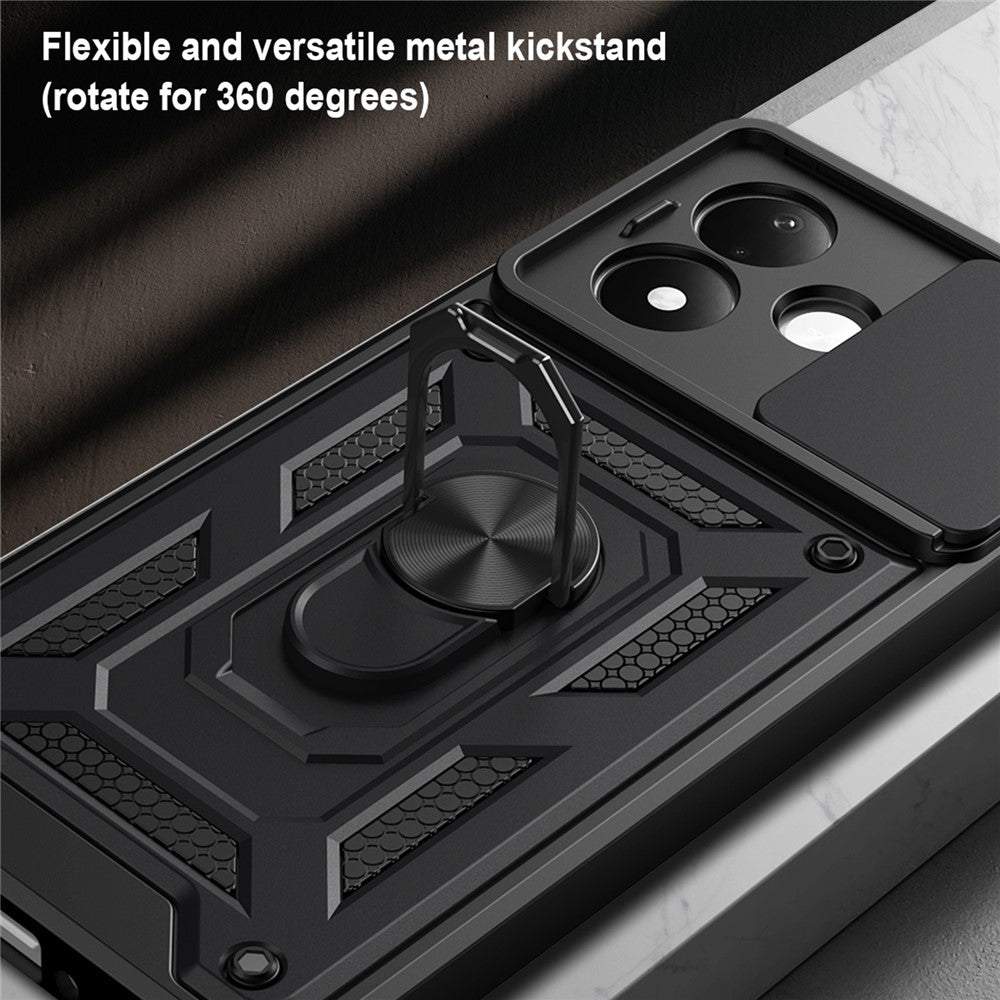 Case for Xiaomi Redmi Note 17 4G / Note 17 5G, Techsuit, CamShield, Rose Gold