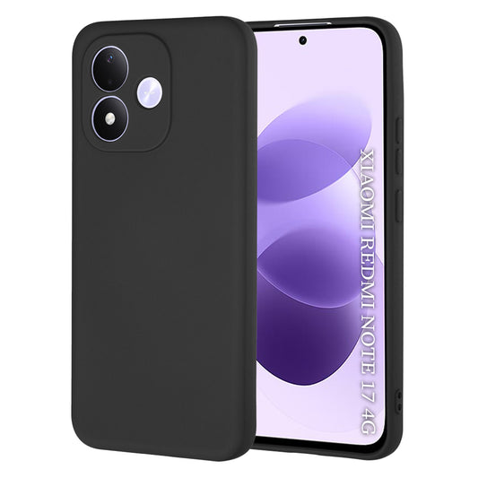 Case for Xiaomi Redmi Note 17 4G / Note 17 5G, Techsuit, SoftFlex, Black