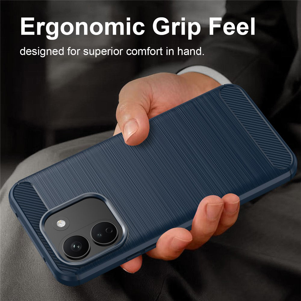 Case for Xiaomi Redmi Note 17 Pro Max, Techsuit, Carbon, Blue