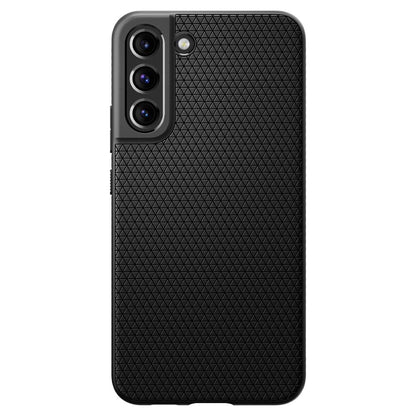 Case for Samsung Galaxy S22 5G S901, Spigen, Liquid Air, Black ACS03987