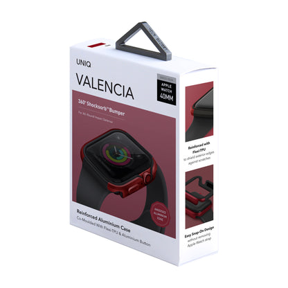 UNIQ Valencia Case for Apple Watch 40mm Series, Red