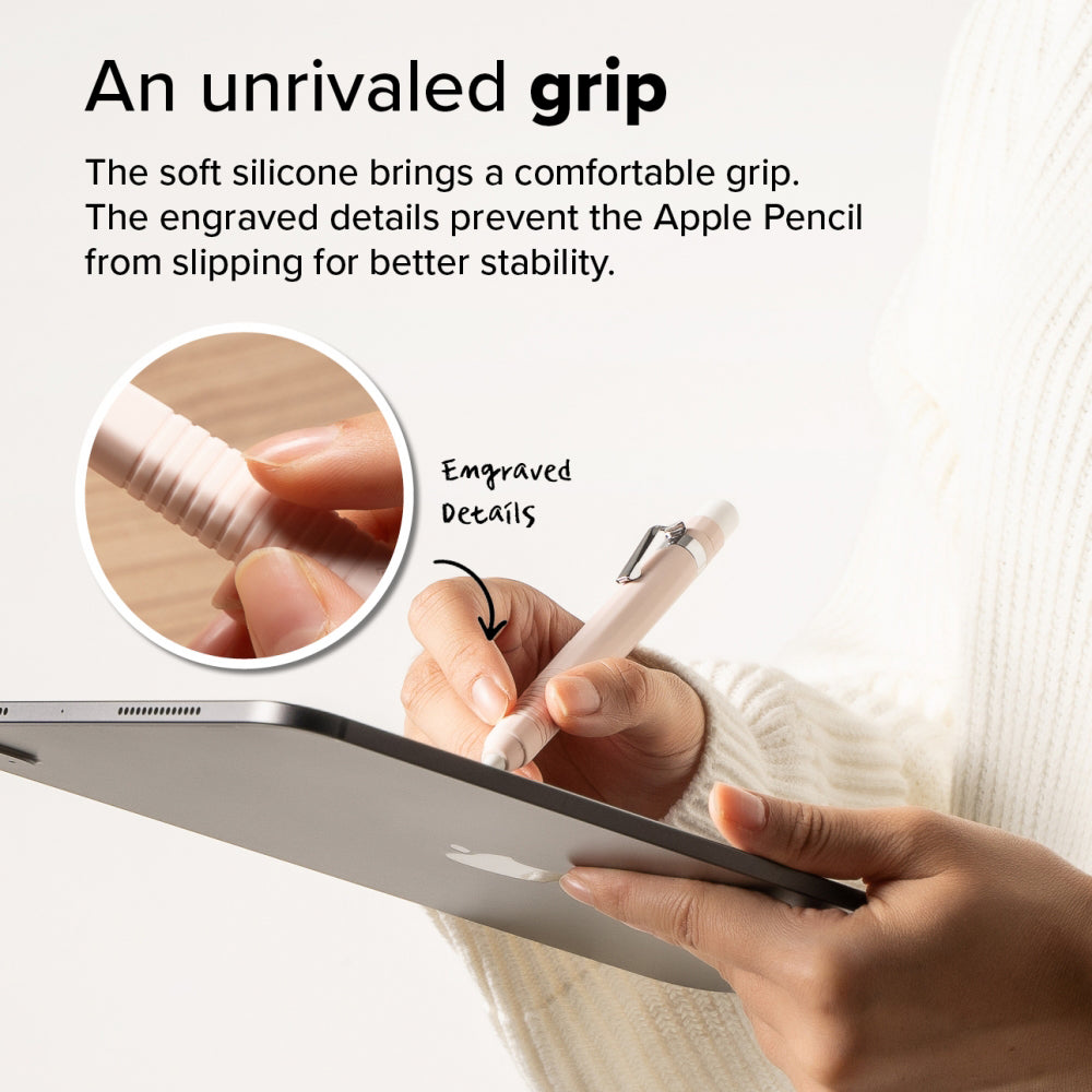 Ringke Drafting Case for Apple Pencil Pro / Pencil (Generation 2), White