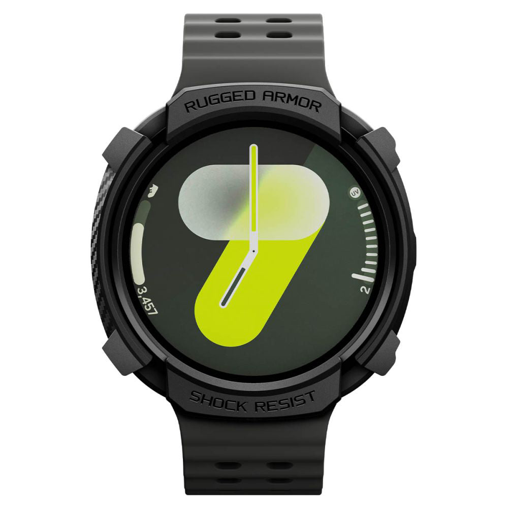 Spigen Rugged Armor Case for Samsung Galaxy Watch8 40mm, Black ACS10004