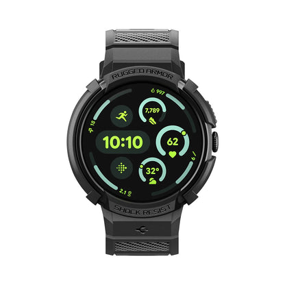 Spigen Rugged Armor Pro Case for Google Pixel Watch 41mm Series, Black ACS09484