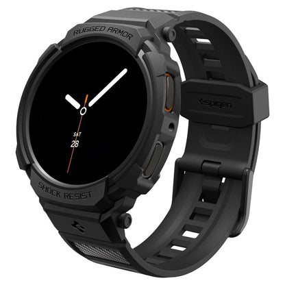 Spigen Rugged Armor Pro Case for Samsung Galaxy Watch8 44mm, Black ACS10007