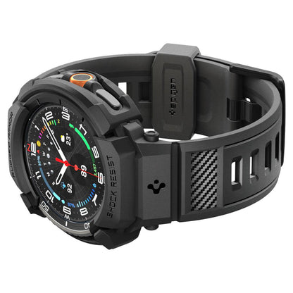 Spigen Rugged Armor Pro Case for Samsung Galaxy Watch8 Classic, Matte Black ACS10013