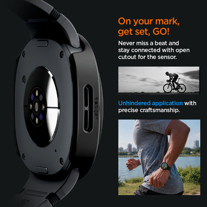 Spigen Thin Fit 360 Case for Samsung Galaxy Watch9 / Watch8 44mm, Black ACS11601