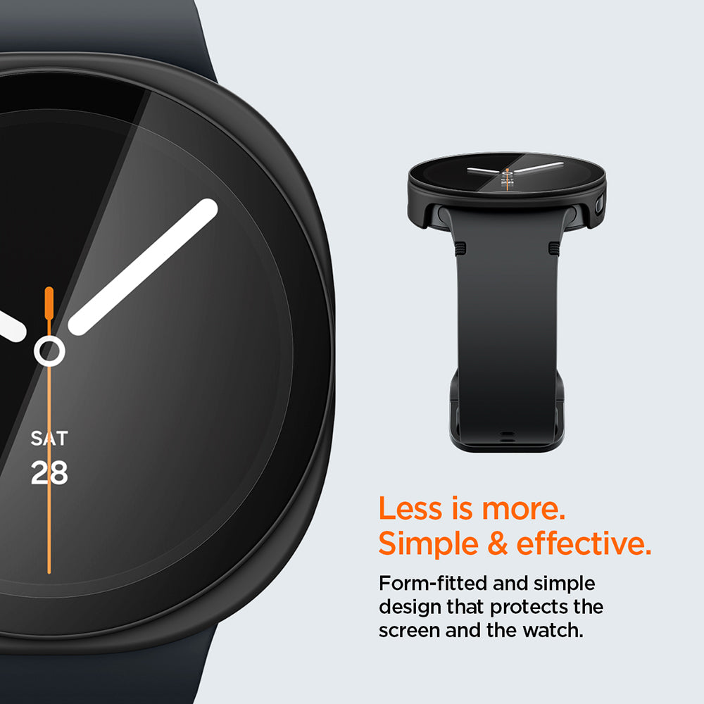Spigen Thin Fit 360 Case for Samsung Galaxy Watch9 / Watch8 44mm, Black ACS11601