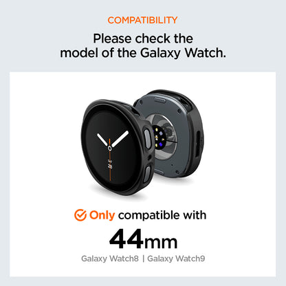 Spigen Thin Fit 360 Case for Samsung Galaxy Watch9 / Watch8 44mm, Black ACS11601