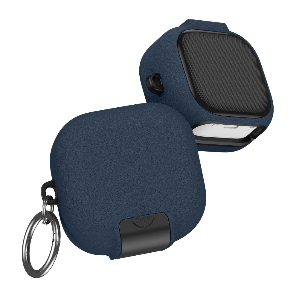 Tech-Protect Slim Hook Case for Samsung Galaxy Buds4 / Buds4 Pro, Navy Blue