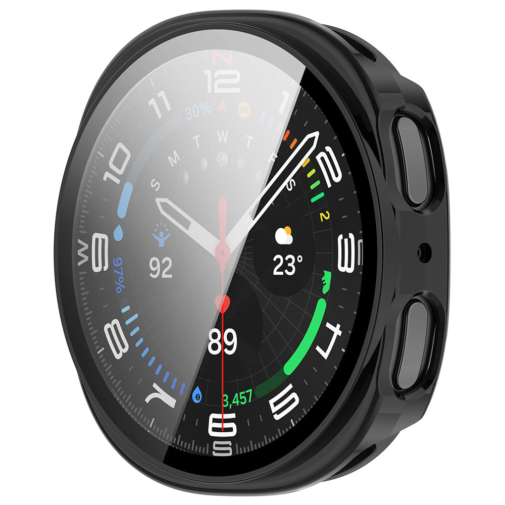 Techsuit Defense360 Pro Case for Samsung Galaxy Watch9 / Watch8 44mm, Matte Black