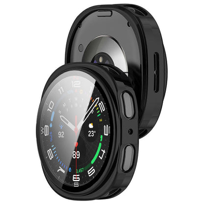 Techsuit Defense360 Pro Case for Samsung Galaxy Watch9 / Watch8 44mm, Matte Black