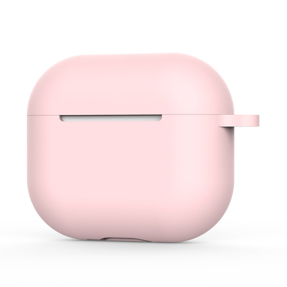 Techsuit Silicone Case for Apple AirPods 4, Light Pink