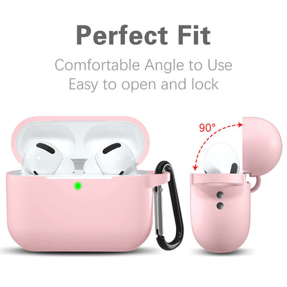 Techsuit Silicone Case for Apple AirPods Pro Series, Pink