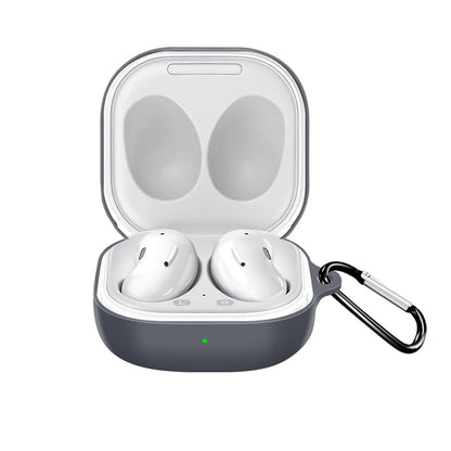 Techsuit Silicone Case for Samsung Galaxy Buds FE / Buds2 Pro / Buds2 / Buds Pro / Buds Live, Black