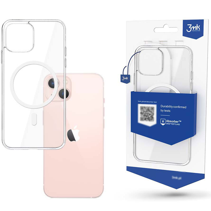 MagSafe Case for Apple iPhone 14, 3MK, MagCase, Transparent