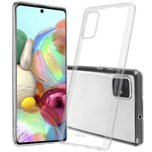 Pouch for Samsung Galaxy A42 5G A426, Nevox, StyleShell Flex, Transparent