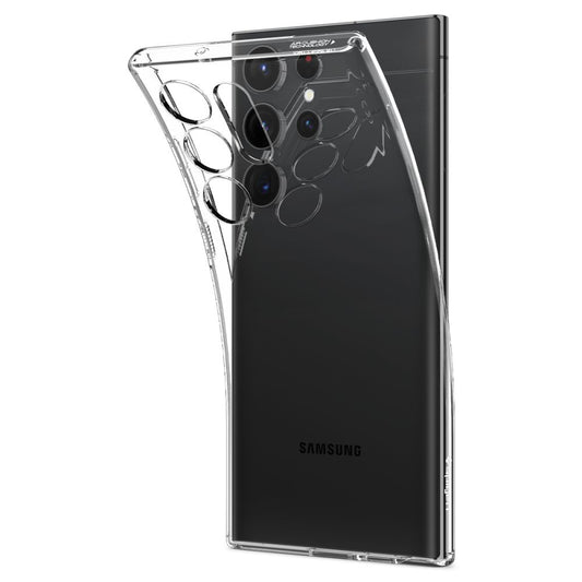 Case for Samsung Galaxy Galaxy S23 Ultra S918, Spigen, Liquid Crystal, Transparent ACS05610