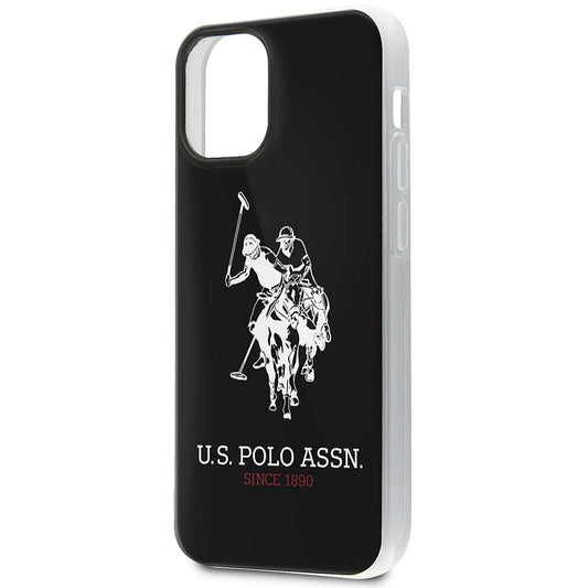 Case for Apple iPhone 12 mini, US Polo, Shiny Big Logo, Black USHCP12STPUHRBK