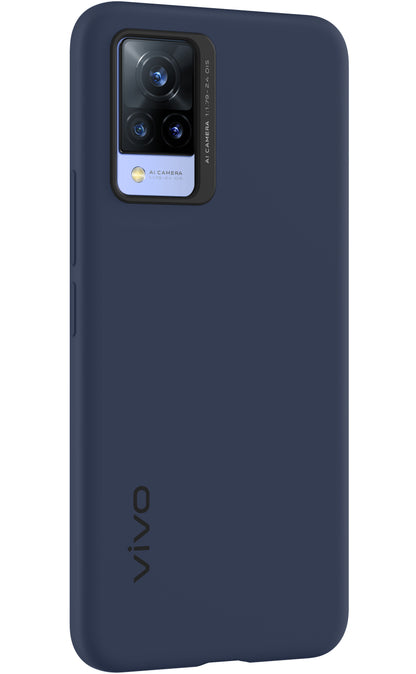 Case for vivo V21 5G, Silicone Cover, Navy Blue 6000172