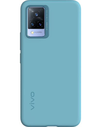 Case for vivo V21 5G, Silicone Cover, Blue 6000173