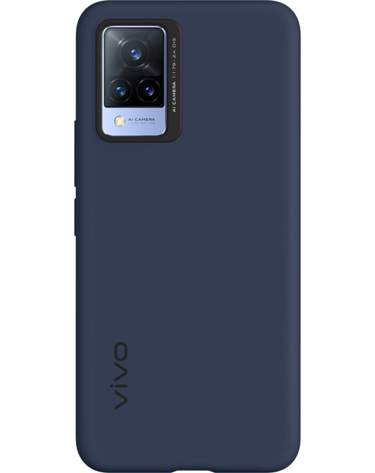 Case for vivo V21 5G, Silicone Cover, Navy Blue 6000172