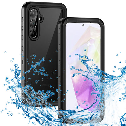 Waterproof Case for Samsung Galaxy A35 5G A356, ShellBox, Black