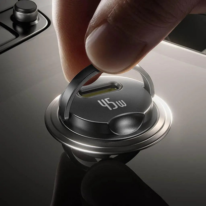 Baseus PrimeTrip VP2 Car Charger with USB-C Cable, 45W, 3A, 1 x USB-C, Black C0206800