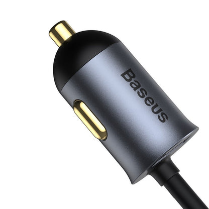 Baseus Share Together Car Charger, 120W, 3A, 3 x USB-A - 1 x USB-C, Gray CCBT-B0G