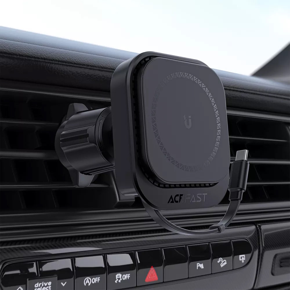 Acefast D32 Wireless Car Charger, 15W, 1.67A, Black