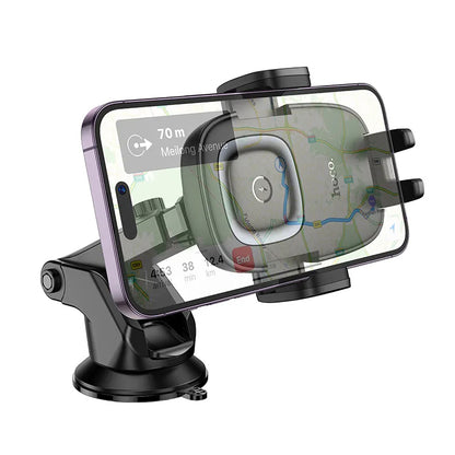 HOCO HW32 Wireless Car Charger, 15W, 1.67A, Black