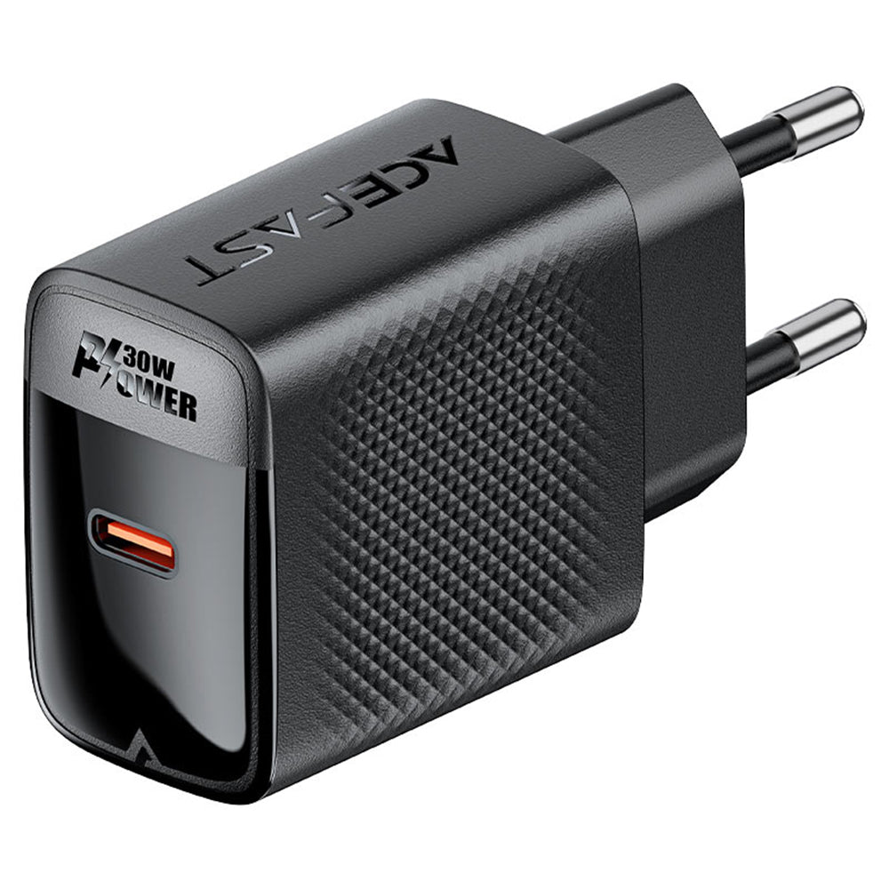 Acefast A102 Network Charger, 30W, 3A, 1 x USB-C, Black
