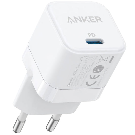 Anker PowerPort III Cube Network Charger, 20W, 3A, 1 x USB-C, White A2149G21