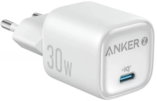 Anker Zolo Network Charger, 30W, 3A, 1 x USB-C, White A2698G21