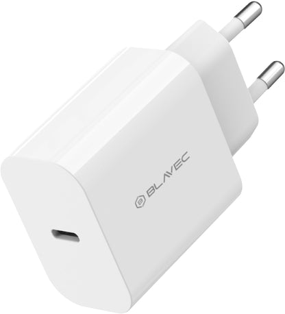 Blavec BC-14 Wall Charger, 30W, 3A, 1 x USB-C, White