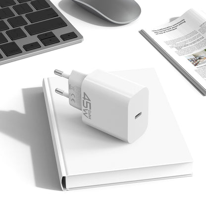 Blavec BC-7 Network Charger, 45W, 3A, 1 x USB-C, White