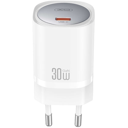 XO Design CE20 USB-C Cable Charger, 30W, 3A, 1 x USB-C, White