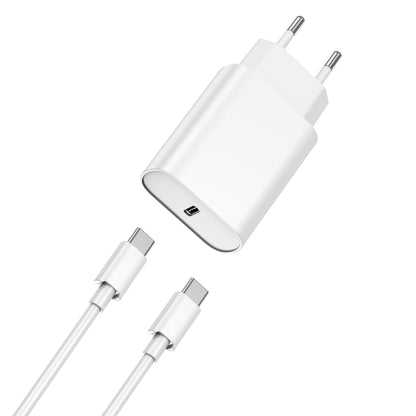 WiWu Wi-U001 USB-C Cable Charger, 20W, 3A, 1 x USB-C, White