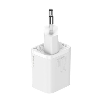 Network Charger with Lightning Cable Baseus Super Si, 20W, 3A, 1 x USB-C, White TZCCSUP-B02