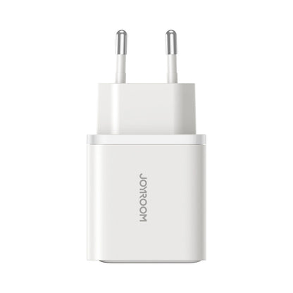 Joyroom JR-TCF15 Network Charger, 30W, 5A, 1 x USB-A - 1 x USB-C, White