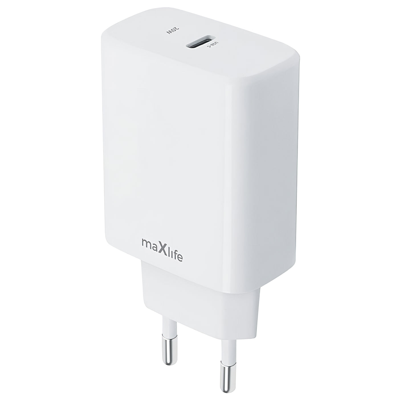 MaXlife MXTC-10-20C Wall Charger, 20W, 3A, 1 x USB-C, White