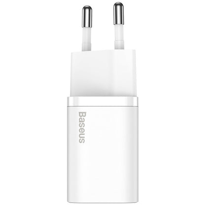 Baseus Super Si Network Charger, 20W, 3A, 1 x USB-C, White CCSUP-B02