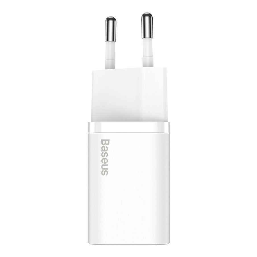 Baseus Super Si Network Charger, 25W, 3A, 1 x USB-C, White CCSP020102